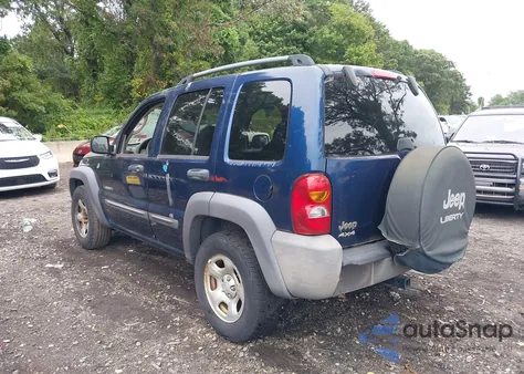 2004 Jeep Liberty Sport from USA, damaged, VIN 1J4GL48K14W247060